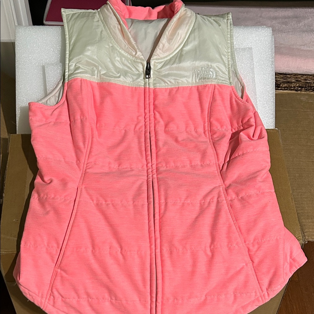 The North Face Women's Coral and Ivory Vest